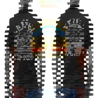 Certified Tree Hugger Nature Lover Environmental Earth Day Men's Back Print T-Shirt - Monsterry