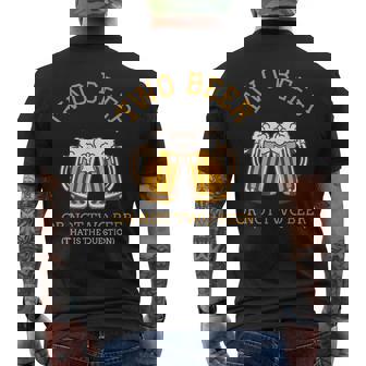 Cerveza Divertida Beber -Aso De Cerveza Dos Cervezas O No Dos Camiseta Hombre Estampado Espalda - Regaloses