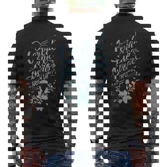 Cervical Cancer Awareness Strength In Unity Support Men's Back Print T-Shirt - Monsterry