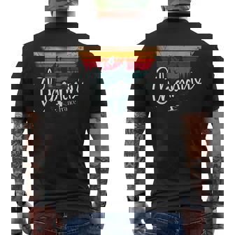 Chamonix Ski Resort Francia Esquí Alpinointage Alpes Franceses Camiseta Hombre Estampado Espalda - Regaloses