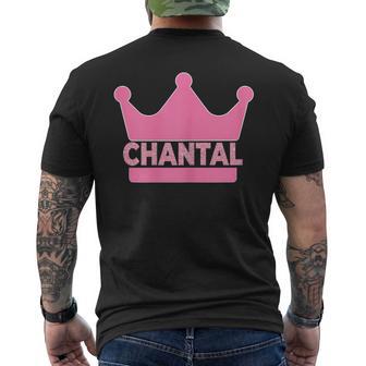 Chantal Name First Name Crown Pink Princess Jga T-Shirt mit Rückendruck - Geschenkecke