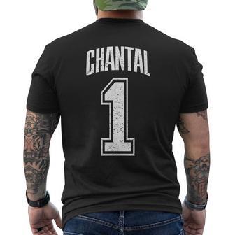 Chantal Supporter Number 1 Biggest Fan T-Shirt mit Rückendruck - Geschenkecke