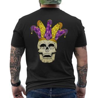 Chapeau De Mardi Gras Avec Tête De Mort Cadeau Amusant T-shirt imprimé au dos - Cadeauxyz