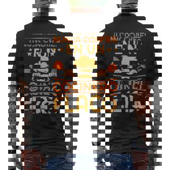 Chef Cocinero Nunca Confíes En Un Cocinero Flaco Camiseta Hombre Estampado Espalda - Regaloses