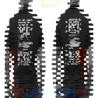 Chemise De Pêcheur Homme Papa Pêcheur Cadeau Pêcheur Fishing T-shirt imprimé au dos - Cadeauxyz