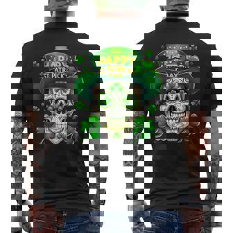 Chemise Trèfle Irlandais Drôle St Patrick Avec Tête De Mort Mignonne T-shirt imprimé au dos - Cadeauxyz