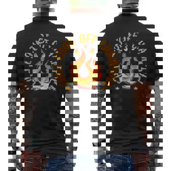 Chili Cook Off Champion Quote For a Cook Off Chili Champion Men's Back Print T-Shirt - Monsterry