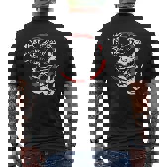 Chinese New Year Zodiac Sign 2025 Year Of The Snake Men's T-shirt Back Print - Thegiftio