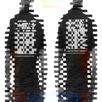 Choose Lifeintage Rétro Années 80 Drôle T-shirt imprimé au dos - Cadeauxyz