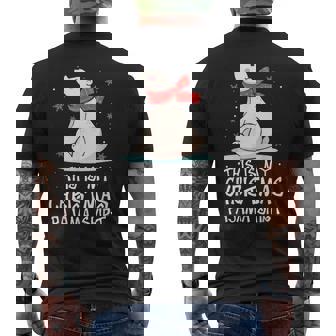 This Is My Christmas Pajama Shirt Polar Bear Xmas Kid Men's Back Print T-Shirt - Monsterry