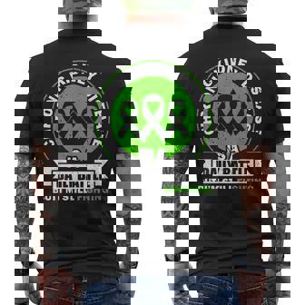 Chronic Kidney Disease Is A Daily Battle CKD Awareness Men's Back Print T-Shirt - Monsterry