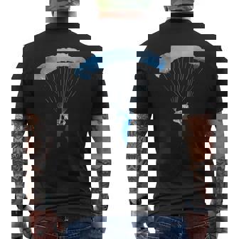 Cielo Y Nubes Paracaidismo Sky Diver Skydive Camiseta Hombre Estampado Espalda - Regaloses