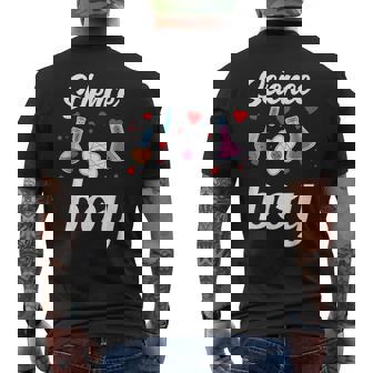 Ciencias Niño Profesor Ciencias Científicas Trabajo Camiseta Hombre Estampado Espalda - Regaloses