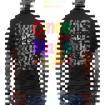 Cinco De Mayo Mexican Taco 5 De Mayo Lets Fiesta Party Men's T-shirt Back Print - Monsterry