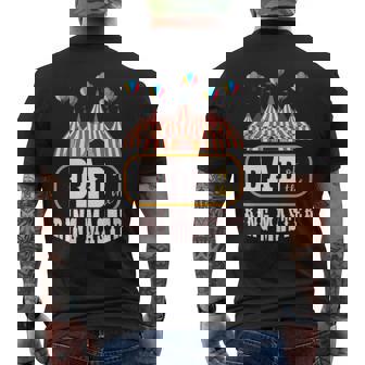 Circus Dad Of The Ring Master Acrobat Performer Circus Party Premium Men's Back Print T-Shirt - Monsterry