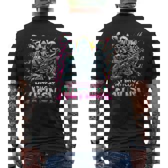 Cita Divertida Refranes Conciencia Sobre El Autismo My Bitch Got Autism Camiseta Hombre Estampado Espalda - Regaloses