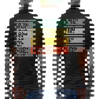 Cita Personalizada Divertida Con Texto En Inglés I'm Tobi Doing Tobi Things Camiseta Hombre Estampado Espalda - Regaloses