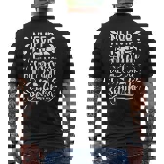 Citation Positive Motivation Never Let Anyone Dull Your Sparkle T-shirt imprimé au dos - Cadeauxyz