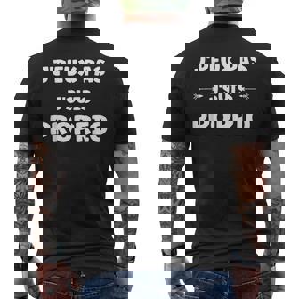 Citation Propriétaire Humour J'peux Pas Je Suis Proprio T-shirt imprimé au dos - Cadeauxyz