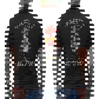 Citation Rétro Amusante You Need To Calm Down Cool T-shirt imprimé au dos - Cadeauxyz