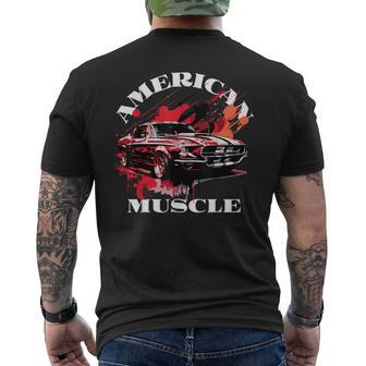 Classic American Muscle Car T-Shirt mit Rückendruck - Geschenkecke