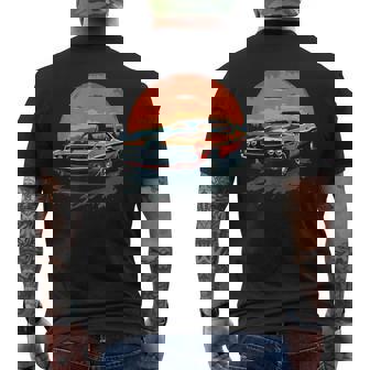 Classic Car Retro Car Musclecar Car T-Shirt mit Rückendruck - Geschenkecke