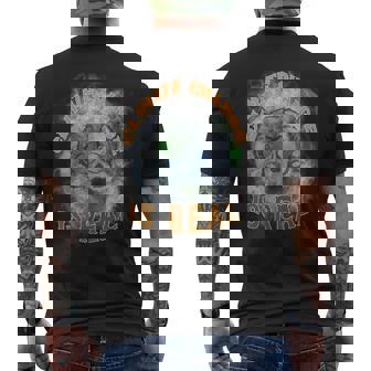CLIMATE CHANGE IS REAL CATASTROPHIC WEATHER EARTH IN PERIL Men's Back Print T-Shirt - Monsterry