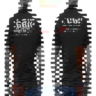 Clogging Proud Folk Tap Dance Lover Change Life Men's Back Print T-Shirt - Monsterry