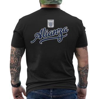 Club Alianza Swoosh Lima Perú Camiseta Hombre Estampado Espalda - Regaloses