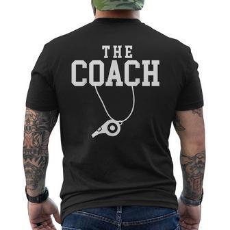 The Coach Sports Club Trainer Fitness Personal Trainer T-Shirt mit Rückendruck - Geschenkecke