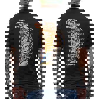 Cobra Motif Snake Snakes Reptile Animal Reptiles Men's Back Print T-Shirt - Monsterry