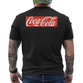 Coca-Cola Block Logo T-Shirt mit Rückendruck - Geschenkecke