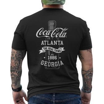 Coca-Cola -Flasche Die Echte Sache T-Shirt mit Rückendruck - Geschenkecke