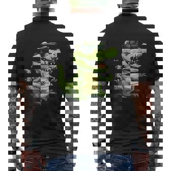 Cocodrilo Fresco Con Gafas De Sol Para Fanáticos De Cocodrilo Camiseta Hombre Estampado Espalda - Regaloses