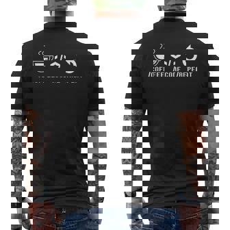 Code De Café Répétéat Programme De Codage Drôle Développeurs Web Meme T-shirt imprimé au dos - Cadeauxyz