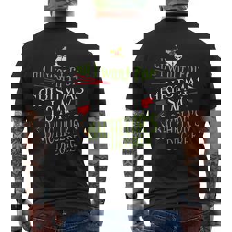 College Student Christmas Bachelors Degree Graduation Men's Back Print T-Shirt - Monsterry