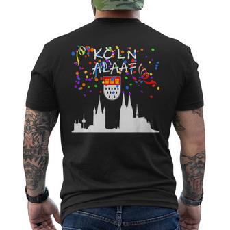 Cologne Alaaf City Cologne Carnival Carnival Party T-Shirt mit Rückendruck - Geschenkecke