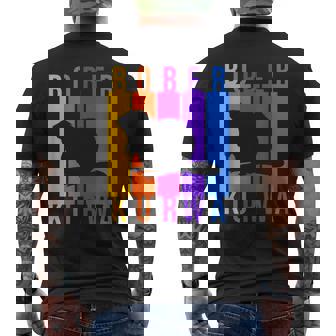 Colorful Bober BóBr Kurwa Polish Internet Meme Beaver Men's Back Print T-Shirt - Monsterry