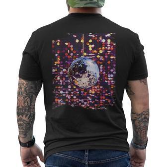 Colourful Disco Ball Retrointage Club 70S T-Shirt mit Rückendruck - Geschenkecke