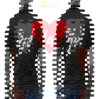 Con El Nombre I Love Yael I Heart Named Camiseta Hombre Estampado Espalda - Regaloses