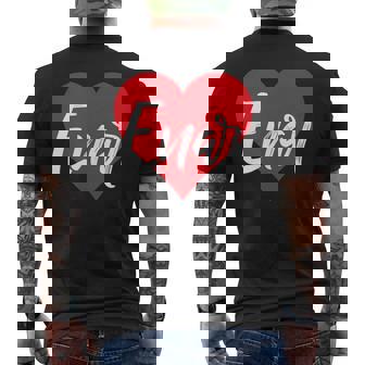 Con Nombre I Love Enar I Heart Named Camiseta Hombre Estampado Espalda - Regaloses