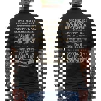 Con Texto En Inglés I'd Become A Grumpy Old Man Camiseta Hombre Estampado Espalda - Regaloses