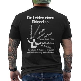 Conductor Choir Conductor Orchestra Joke T-Shirt mit Rückendruck - Geschenkecke