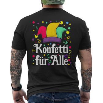 Confetti And Fool Cap Carnival Costume T-Shirt mit Rückendruck - Geschenkecke