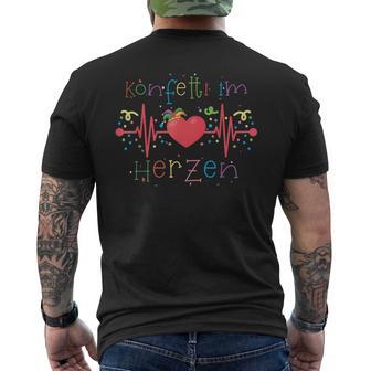 Confetti In The Heart Carnival Party Outfit Carnival Fancy Dress T-Shirt mit Rückendruck - Geschenkecke