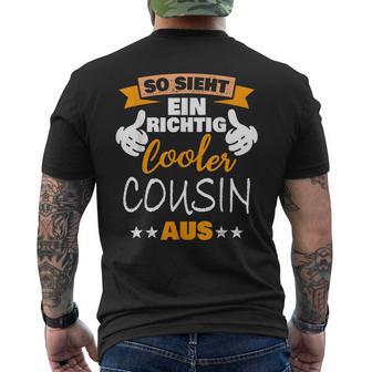 Cool Cousin With Saying I Family T-Shirt mit Rückendruck - Geschenkecke