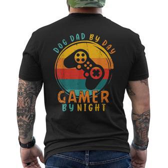Cool Dog Dad By Day Gamer By Nightintage Gamer Dad Camiseta Hombre Estampado Espalda - Regaloses