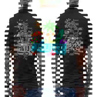 Cool Holiday Relax Beach Party Summer Break Men's Back Print T-Shirt - Monsterry