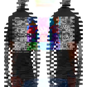 Cool Shonen Manga Anime Japanese Anime Men's T-shirt Back Print - Seseable