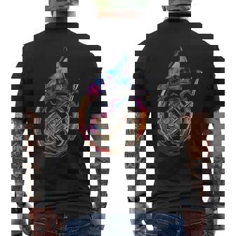 Cor Français Instrument De Musique Illustration Graphique Cor Français T-shirt imprimé au dos - Cadeauxyz